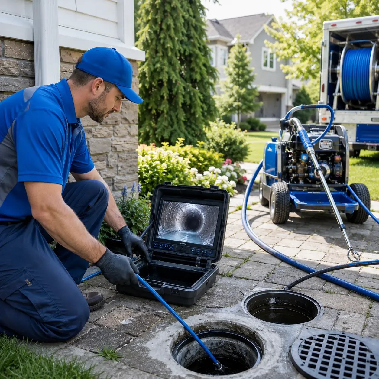 Outdoor drain cleaning professionals serving Millfield, OH
